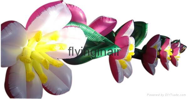 10m Inflatable Flower Chain for Stage and Event decoration 2