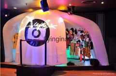 Hot Fun Lighting Inflatable Photo Booth with LED Light