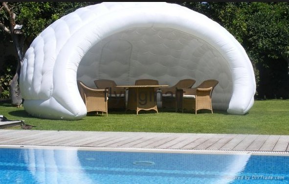 Semicircular Tent Advertising Inflatable Stand with LED Light 4