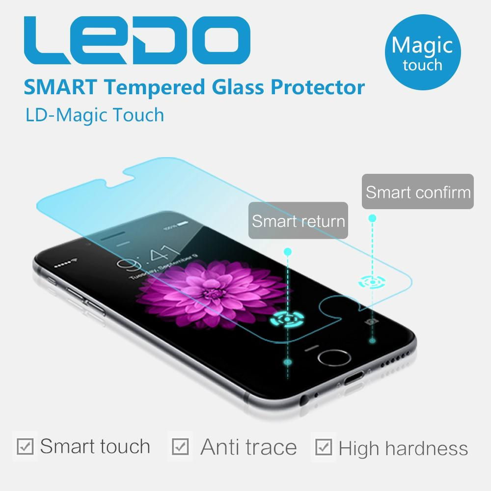 Shenzhen Ledo supply smart touch tempered glass screen protector wholesale 4