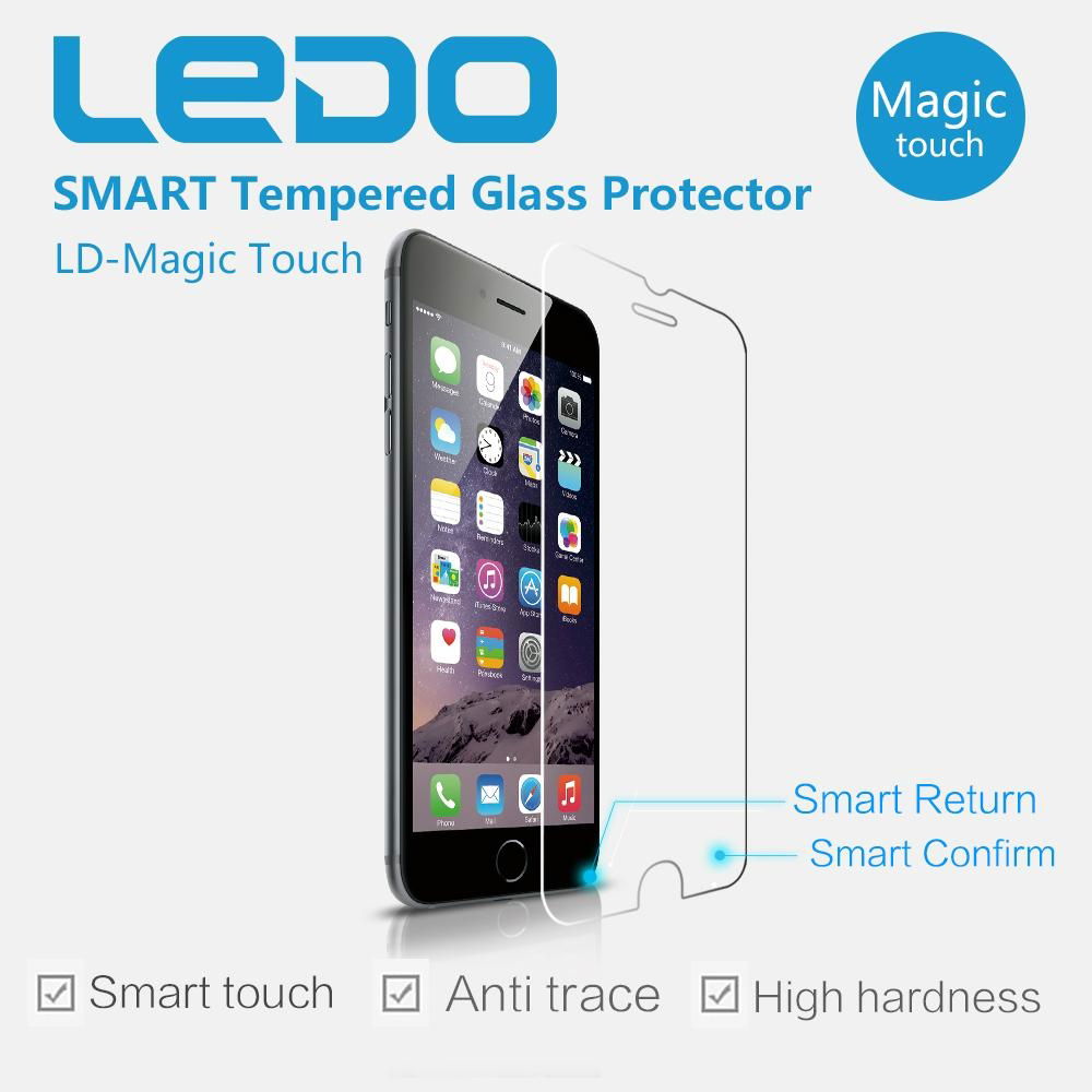 Ledo Magic finger smart tempered glass screen protector new in world 3