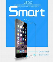 Smart tempered glass screen protector