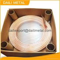 pancake copper coil tube for refrigerator