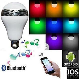 China factory sale bluetooth speaker with LED light controlled by Smartphone 5