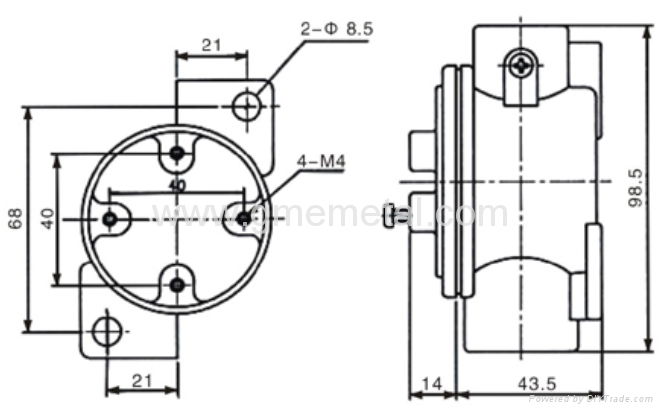 Temperature sensor connection heads 4