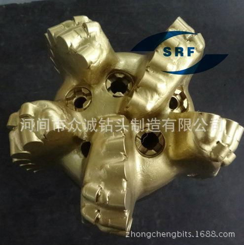 152.4mm 6" five wings blades matrix PDC bit for oil drilling 2