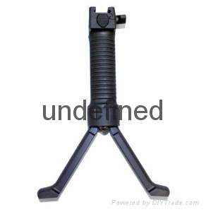 Polymer Bipod Holding System with Side PictinnySystem for Mounting Laser 