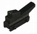 Optics Adjustable Glowing Fiber Optic Front/Rear Sight Tower for Air Rifle  1