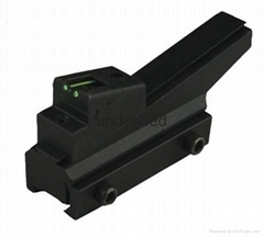 Optics Adjustable Glowing Fiber Optic Front/Rear Sight Tower for Air Rifle