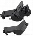 Front and Rear 45 Degree Offset Rapid Transition BUIS Backup Iron Sight Set  4