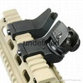 Front and Rear 45 Degree Offset Rapid Transition BUIS Backup Iron Sight Set  3