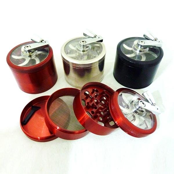 Hot sale high quality aluminum herb grinder 3
