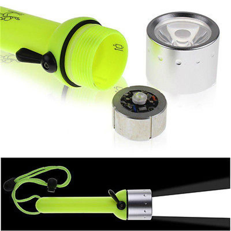 IP68 diving flashlight with waterproof CREE Q5 LED diving light flashlight 4