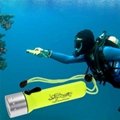 IP68 diving flashlight with waterproof CREE Q5 LED diving light flashlight 5