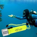 IP68 diving flashlight with waterproof CREE Q5 LED diving light flashlight