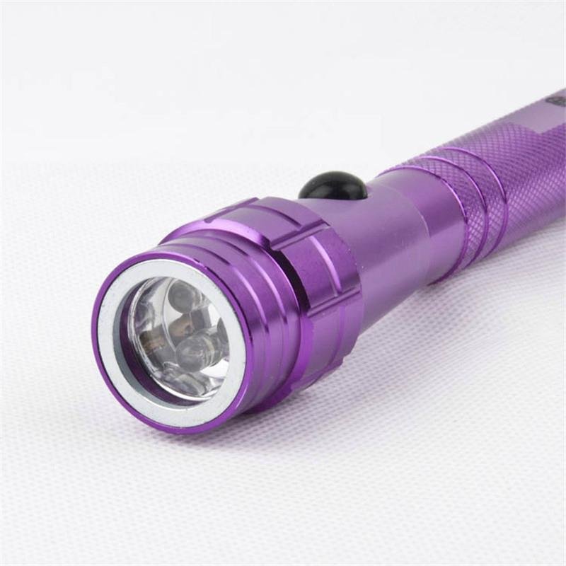 LED Pen Style Flashlight Telescopic Torch Magnetic Pick Up Tool Work Light 5