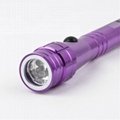 LED Pen Style Flashlight Telescopic Torch Magnetic Pick Up Tool Work Light