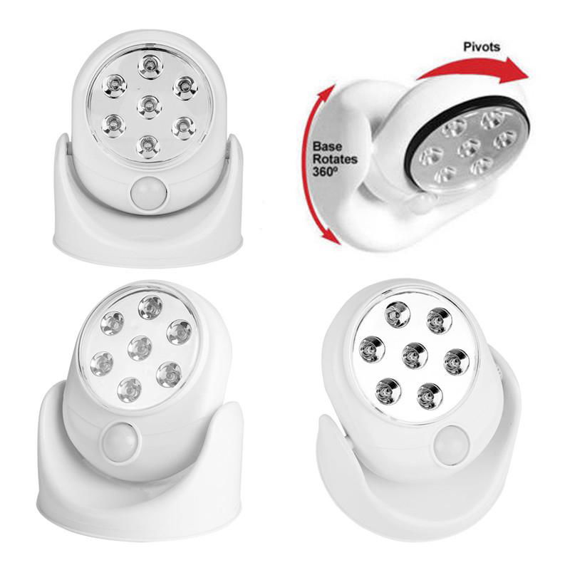 7 LED sensor light infrared Wireless Sensor light night light 5