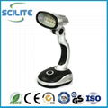  USB and Battery Powered 12 LED Desk Lamp book Light Head Adjustable