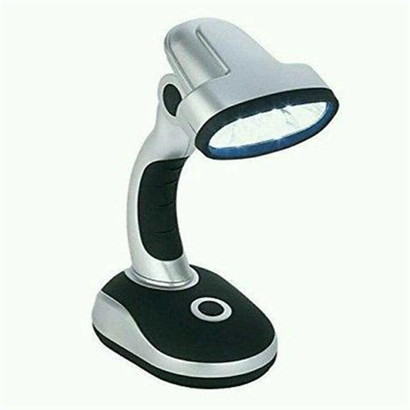  USB and Battery Powered 12 LED Desk Lamp book Light Head Adjustable 2