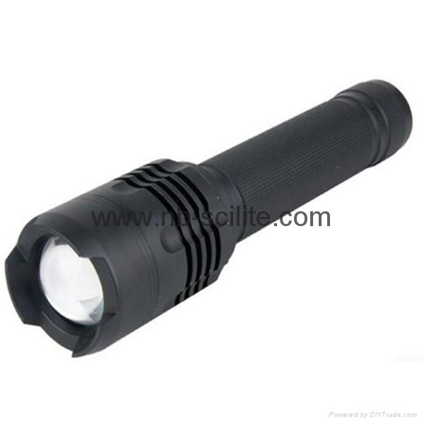 High Power XHP50 LED Flashlight zoom police flashlightsAdjustable Focus Torch