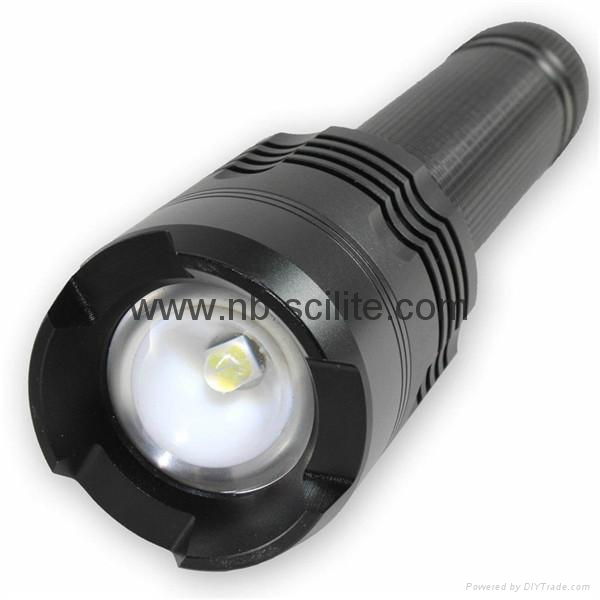 High Power XHP50 LED Flashlight zoom police flashlightsAdjustable Focus Torch 4