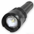 High Power XHP50 LED Flashlight zoom police flashlightsAdjustable Focus Torch