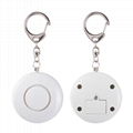 Mini Personal Alarm LED Security Flashlight with Key Chain 120db Security Alarm