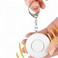 Mini Personal Alarm LED Security Flashlight with Key Chain 120db Security Alarm