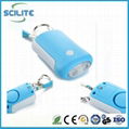 Promotional Keychain anti-lost Alarm with led flashlight torch for children