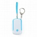 Promotional Keychain anti-lost Alarm with led flashlight torch for children 3
