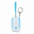 Promotional Keychain anti-lost Alarm with led flashlight torch for children