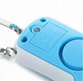 Promotional Keychain anti-lost Alarm with led flashlight torch for children