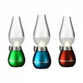 blow control retro kerosene lamp with usb rechargeable lantern 1