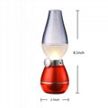 blow control retro kerosene lamp with usb rechargeable lantern