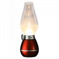 blow control retro kerosene lamp with usb rechargeable lantern