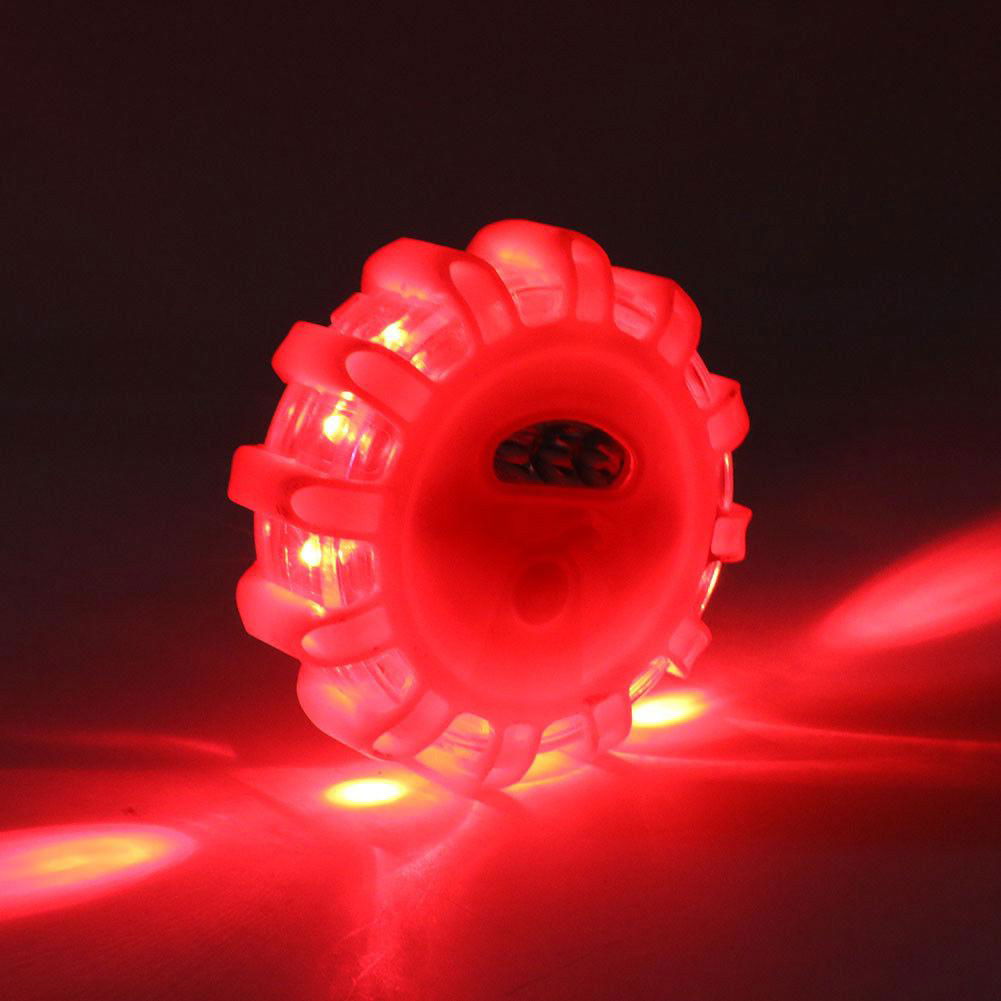 3 packed 12+3 Emergency traffic warning light safety led road flare Red 4