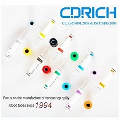 CDRICH Evacuated Blood Collection Tubes with Various Additives