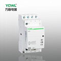 Modular Household Ac Contactor WCT 25A 2P 2NO 220V  with silver contacts