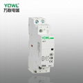 Modular Household Ac Contactor WCT 25A 2P 2NO 220V  with silver contacts 5