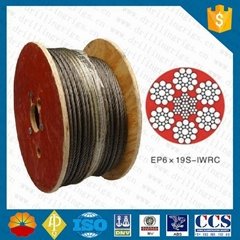 API-9A 6x19S-IWRC PVC coated drilling wire rope