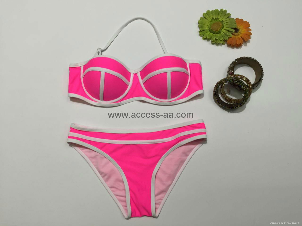 brand new ladies sexy bikini set push up cup fashion design custom made