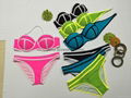 brand new ladies sexy bikini set push up cup fashion design custom made 5