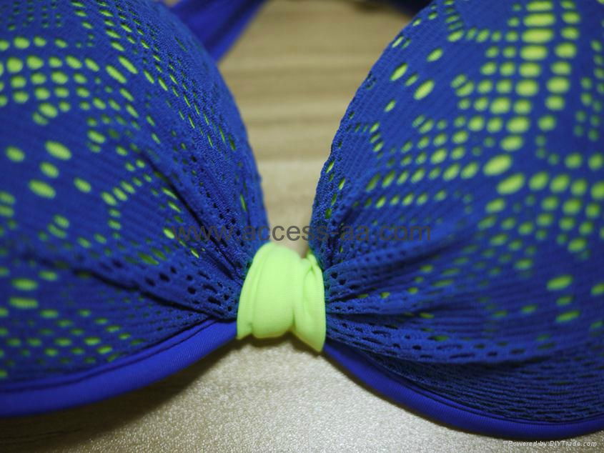 Brand New Ladies Fashion Bikini Hallow Out Push Up Cup  2