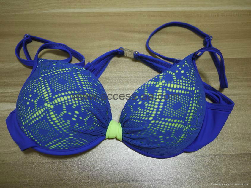 Brand New Ladies Fashion Bikini Hallow Out Push Up Cup  5