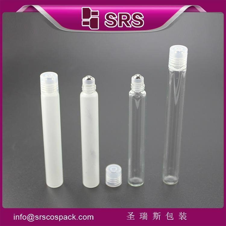 new product 10ml glass bottle roll on glass bottle with steel ball eye care for  5
