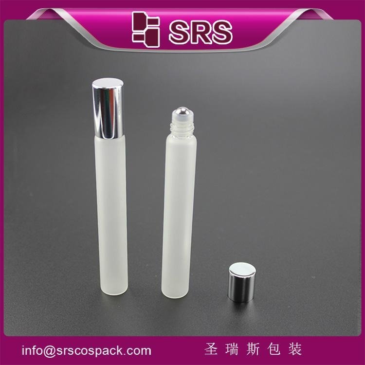 new product 10ml glass bottle roll on glass bottle with steel ball eye care for 