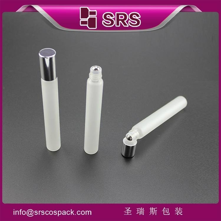 new product 10ml glass bottle roll on glass bottle with steel ball eye care for  4