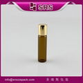 srs new product mini aromatherapy glass roll on bottle with steel ball for massa 1