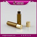 srs new product mini aromatherapy glass roll on bottle with steel ball for massa 2